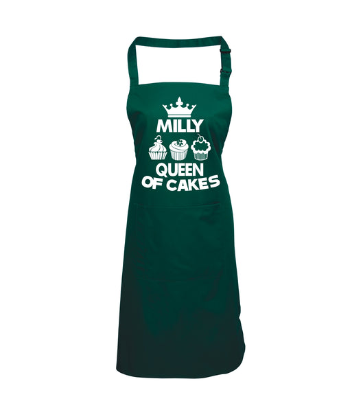 Personalised Queen of Cakes Apron