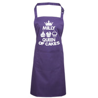 Personalised Queen of Cakes Apron