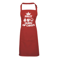 Personalised Queen of Cakes Apron