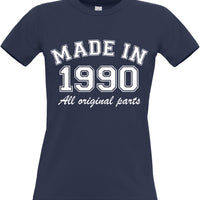 Année personnalisée Made in T-shirt ajusté pour femme 