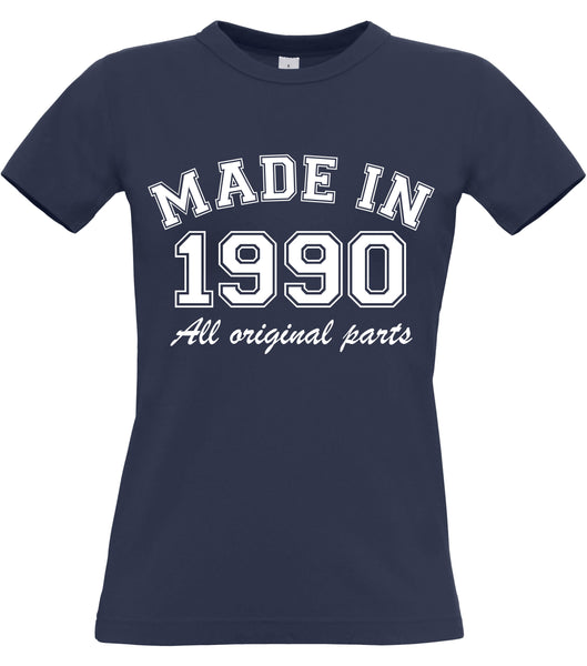 Personalised Year Made in Women's Fitted T Shirt