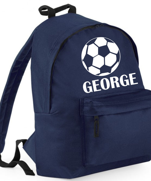 Personalised Football Backpack