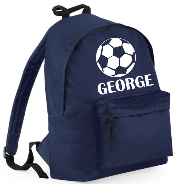 Personalised Football Backpack