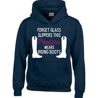 Forget Glass Slippers, This Princess wears Riding Boots! Hoodie