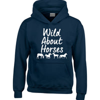 Sweat à capuche Wild About Horses 