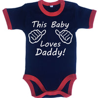 This Baby Loves Daddy Baby Bodysuit
