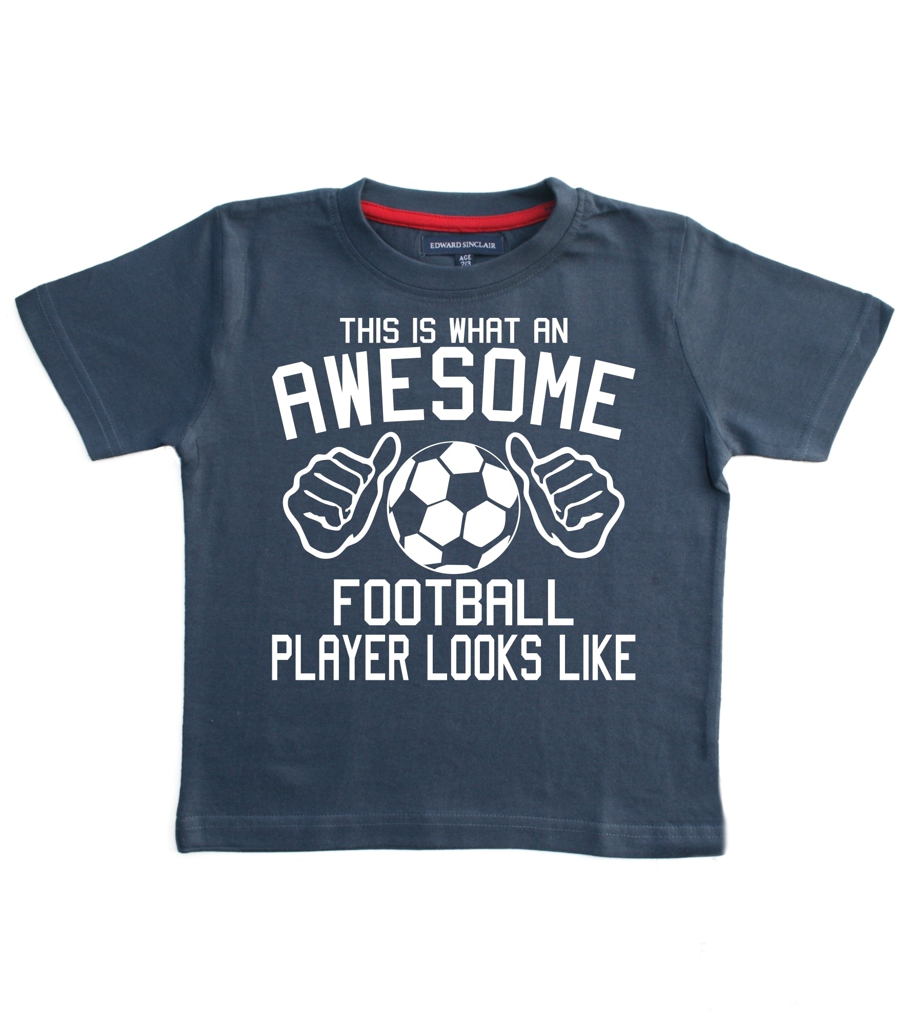 Voici à quoi ressemble un super joueur de football T-shirt enfant 