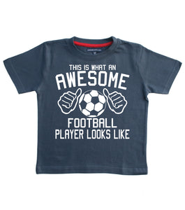 Voici à quoi ressemble un super joueur de football T-shirt enfant 