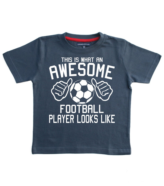 Voici à quoi ressemble un super joueur de football T-shirt enfant 
