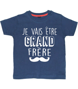 T-shirt enfant Je Vais Être Grand Frère