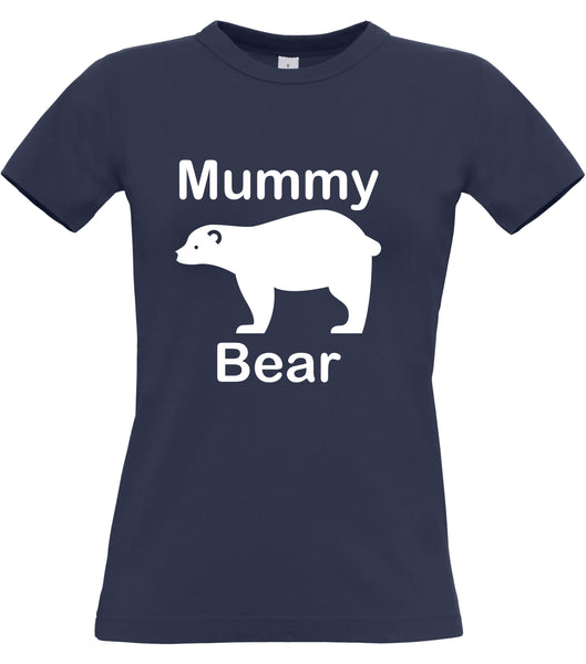 Maman ours T-shirt ajusté pour femme 