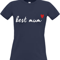Best Mum Women's Fitted T-Shirt