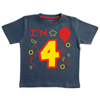 J'ai 4 ans T-shirt anniversaire enfant 