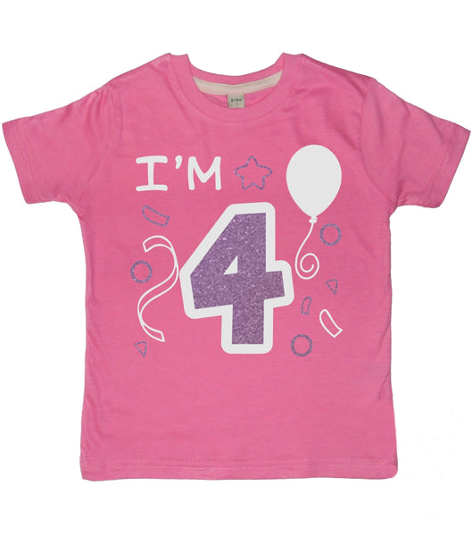 J'ai 4 ans T-shirt anniversaire enfant 