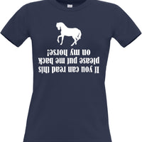 If You Can Read This Women's Fitted T Shirt