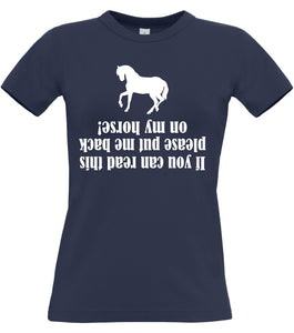 If You Can Read This Women's Fitted T Shirt