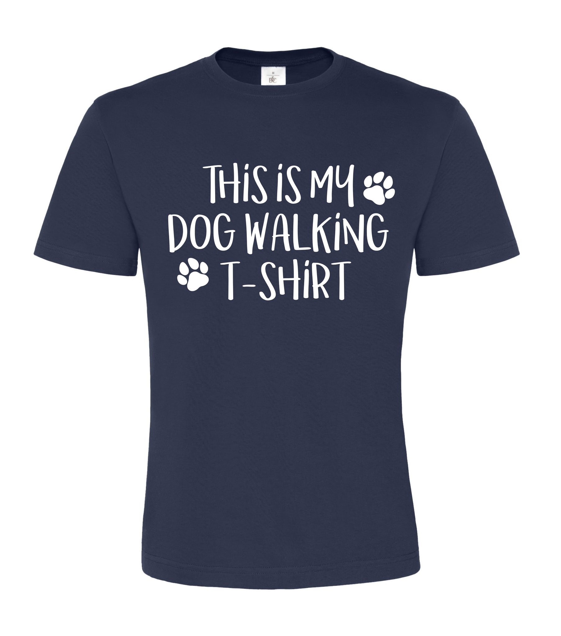 C'est mon chien qui marche T-shirt T-shirt unisexe 