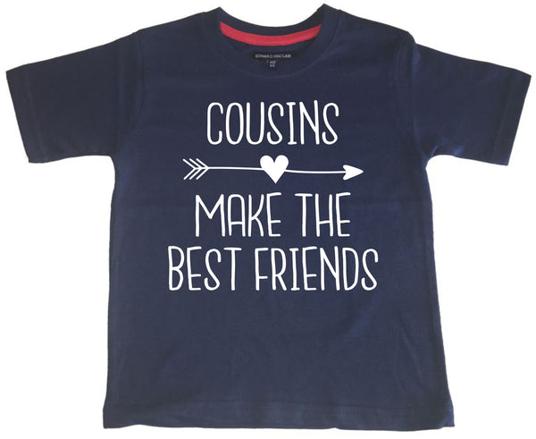Les cousins ​​font le t-shirt mignon pour enfants des meilleurs amis 