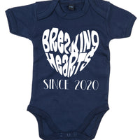 Personalised 'Breaking Hearts Since...' Bodysuit