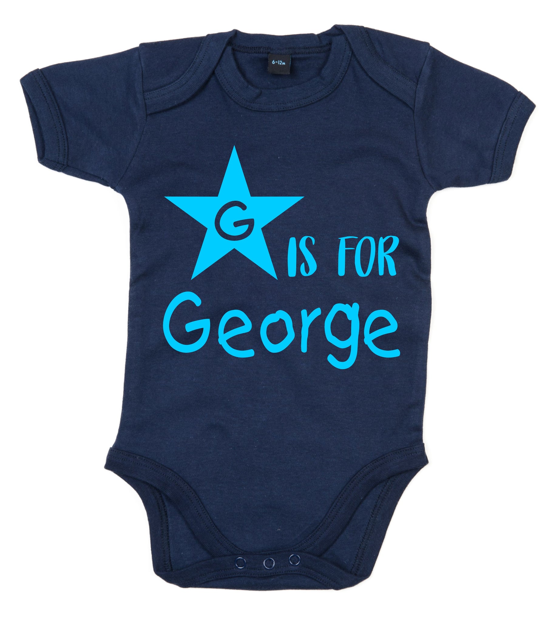 Initial Is for Name Baby Bodysuit