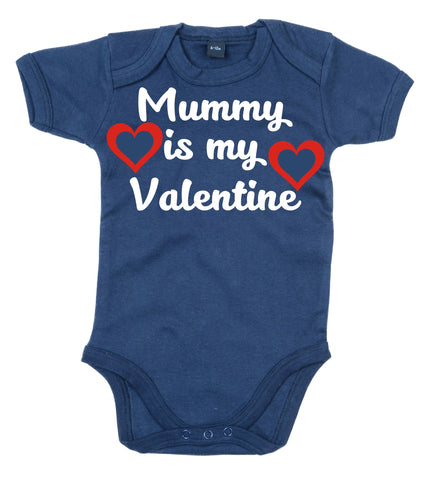Mummy Is my Valentine Baby Bodysuit