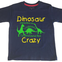 T-shirt enfant dinosaure fou