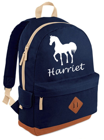 Personalised Horse Heritage Backpack