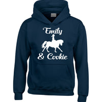 Edward Sinclair Personalised Horse and Rider (Design 2) Horse Riding Hoodie