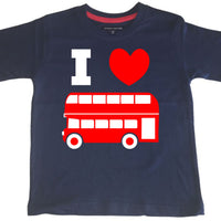 T-shirt enfant J'aime les bus 