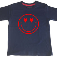 Heart Face Valentine's Day Children's T-shirt