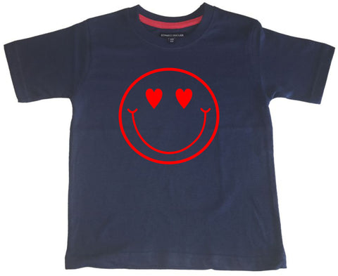 T-shirt Enfant Coeur Visage Saint Valentin