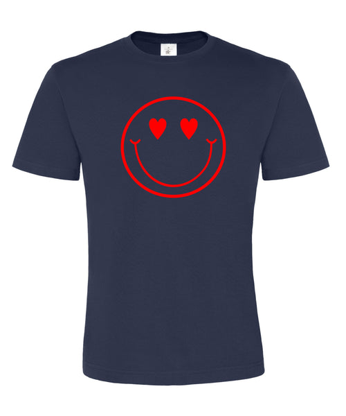 Heart Face Valentine's Day Men's T-shirt