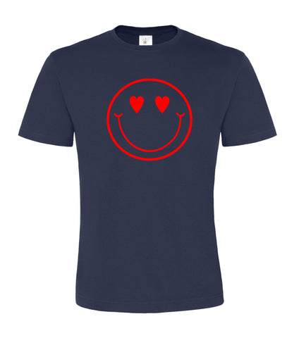 Heart Face Valentine's Day Men's T-shirt