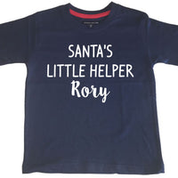 T-shirt enfant personnalisé petit assistant du Père Noël