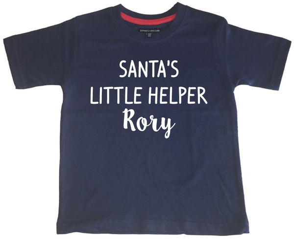 T-shirt enfant personnalisé petit assistant du Père Noël