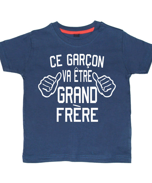 T-shirt enfant Ce Garcon va être Grand Frère