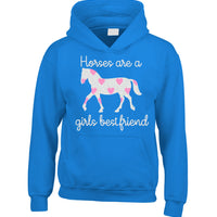 Les chevaux sont un meilleur ami des filles (D2) Sweat à capuche 