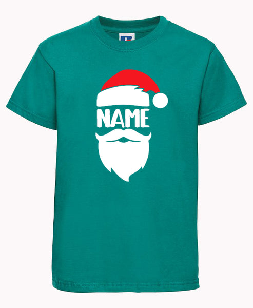 Adult X'MAS Personalised santa design Unisex T-Shirt