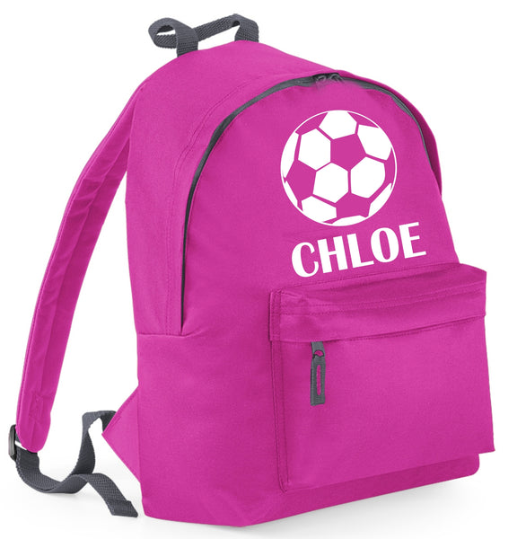Personalised Football Backpack