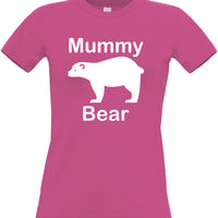 Mummy Bear Women's Fitted T-shirt
