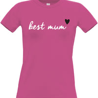 Best Mum Women's Fitted T-Shirt