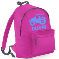 Personalised Tractor Backpack