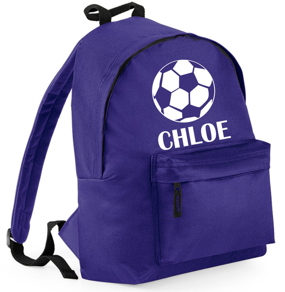 Personalised Football Backpack