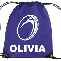 Sac à Cordon Ballon de Rugby Personnalisé