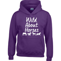 Sweat à capuche Wild About Horses 