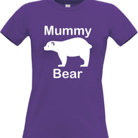 Mummy Bear Women's Fitted T-shirt