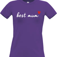 Best Mum Women's Fitted T-Shirt