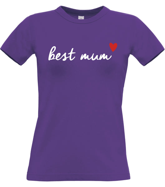 Best Mum Women's Fitted T-Shirt