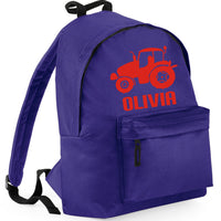 Personalised Tractor Backpack