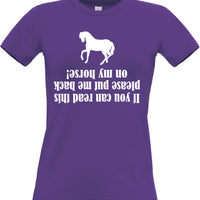 If You Can Read This Women's Fitted T Shirt